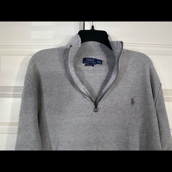 Polo Ralph Lauren Pima Cotton Quarter-Zip Sweater - Picture 3 of 11